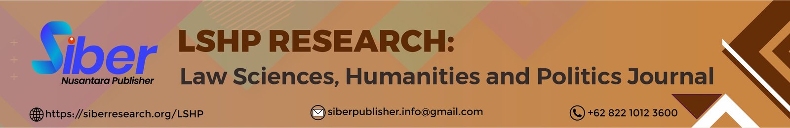 LSHP RESEARCH: Law Sciences, Humanities and Politics Journal